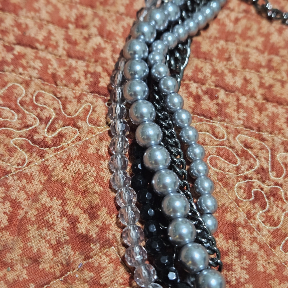 Chic Premier Design Multi-Strand Pearl Necklace - Picture 4 of 6